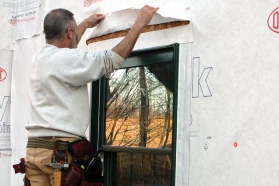 Lap the HeadOnce I've applied the head flashing,