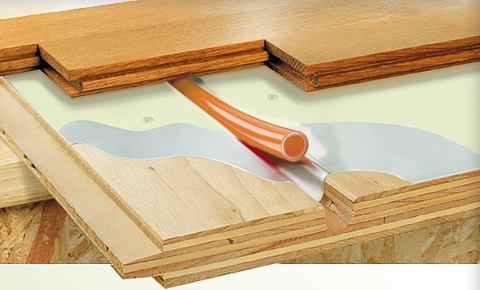 Radiant-heated floors