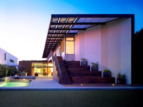 The owners have a large and growing family with several children. The priority was to create a calm, relaxed, and organized environment with shared family space, as well as places for entertaining for both grownups and teenagers. 
Project:
Yin Yang House, Venice, Calif.; 
Architect: Brooks + Scarpa, Los Angeles; 
Builder: Glenn Lyons Construction, Venice.