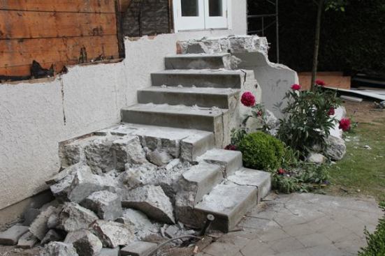 Rock it Out  Forget the noise, fumes, and discomfort of using a jackhammer. Ecobust is a new, environmentally friendly way to deal with rock and concrete demolition. When combined with water, the non-toxic powdered mixture of natural ingredients expands to exert thousands of pounds of pressure on rock and concrete. Users simply drill into the stone they’re working with, pour in the mixture, and give it time to cure. Within 24 hours, Ecobust will break the rock into manageable pieces to be removed from the site. Four varieties of Ecobust are available to guarantee performance based on job size and the core temperature of the rock. See the product in action on the Ecobust webstie. 
Ecobust. www.ecobust.ca. 
—L.H.