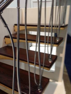 Marretti  Italian-crafted stair systems from Marretti are now available in several additional lavish styles. Choose from wood treads with sculptural steel railings or old-world stone formed into a space-age style. 
www.marrettistairs.com