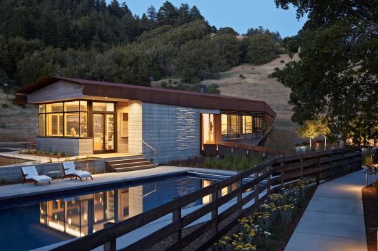 The kitchen is adjacent to the pool and to the parking area, so keeping an eye on the kids and getting groceries into the house is no big deal.