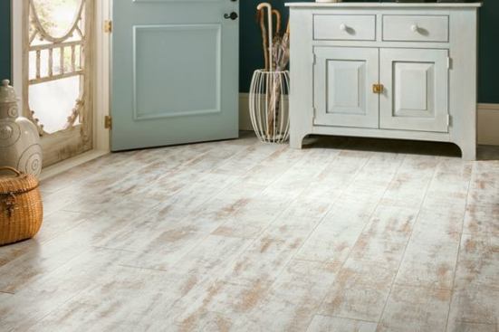 The look of reclaimed wood has found its way to laminates with Armstrong Flooring's latest collection, Architectural Remnants.