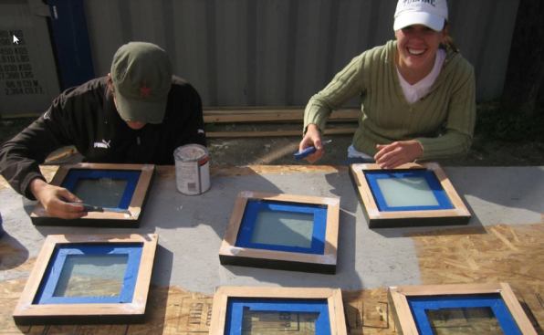 The tiny windows are operable for natural ventilation. Mouton believes that "there is a desire and need for people to run their homes more passively and with greater control for energy."