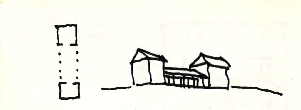 Ubiquitous throughout Harmon's native North Carolina, tobacco barns are simple structures that can teach a lot about where to place a building on a site and which way openings or overhangs should face to offer protection from rain and sun.