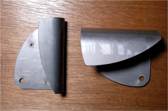 Steel drawer and door pulls.