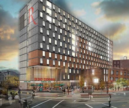 Living Large This August, The Michaels Organization will open a 12-story, 350-bed apartment complex on Rutgers University's campus in Camden, N.J., the first project of this developer's year-old student housing division.