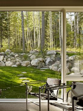 John Carney is currently designing a main house for the property. “An architect’s house is a place for experimenting,” he says. “At the same time, I want it to be integrated with the guest house.”