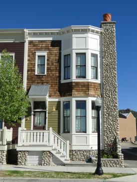 SOUTH MAIN Housing types vary, from old-style flats above retail establishments to rustic single-family townhomes.