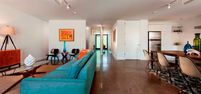 The home's interior is also designed for maximum water- and energy-efficiency.