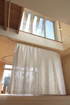 The Soft House transforms the household curtain into a set of energy harvesting and light emitting textiles that power solid state lighting and portable work tools such as laptops, digital cameras, etc.