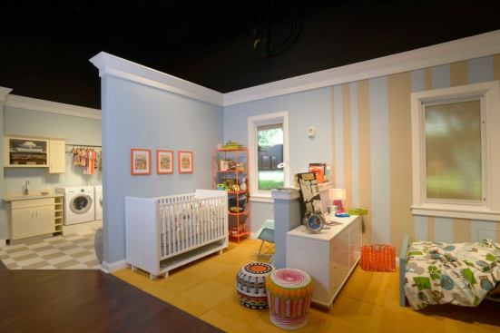 The fictional Monteverde family has two children, an 11-year-old and an infant, who live in this room.