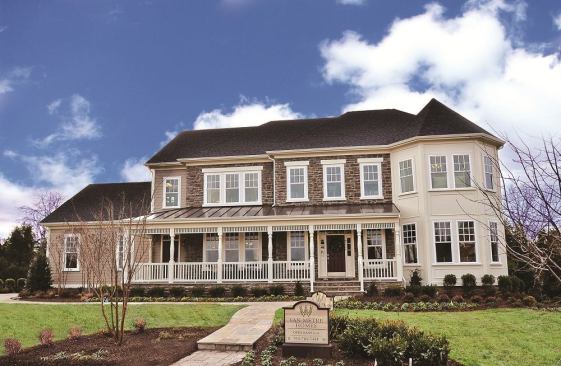 A Van Metre Homes model at Willowsford.