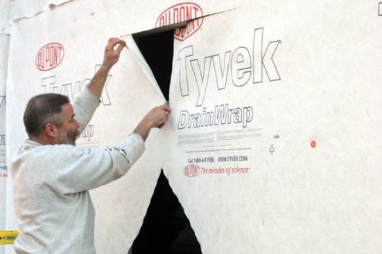 I finish with a vertical cut from the top down the middle. 
Note: Don't make an "X-cut" at the top; this will direct water into the structure.