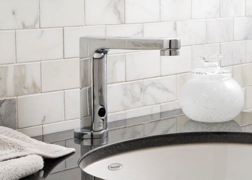 Moments is American Standard’s hands-free bathroom faucet that is easier to use thanks to its Selectronic proximity sensor, the company says. Ideal for children, the elderly, or physically challenged adults, the unit automatically activates when an object or a hand is within the sensing zone. 
www.americanstandard.com.