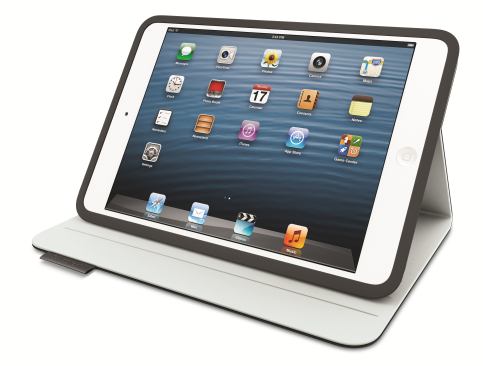 FabricSkin Keyboard Folio for iPad Air is sturdy and spill resistant, features wipe-clean keys and includes time-saving iOS shortcut keys.