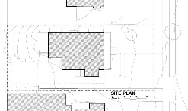 The home's site plan.