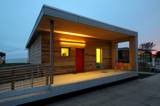 Empowerhouse by a team consisting of students from Parsons The New School for Design and Stevens Institute of Technology will be expanded into a Habitat for Humanity duplex.