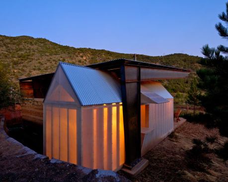 Located in El Jebel, Colo., the Mid-Valley Moto Shelter was designed for a family of motocross enthusiasts.