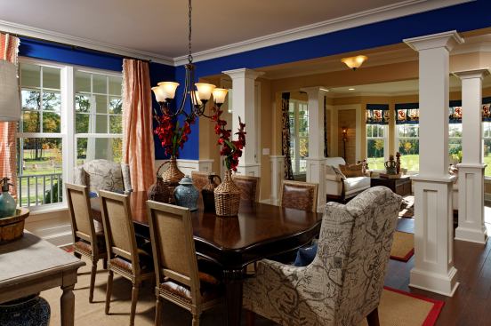 The interior of a Beazer home available at Willowsford.