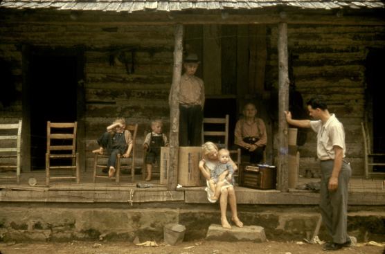 Front porch of a mountain home,1930, Kentucky