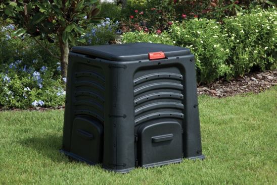 Gardeners can use their compost bin to convert organic waste into soil.