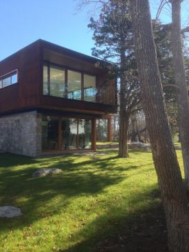 Stonington Residence, a 2013 renovation of a mid-century modern residence in Stonington, Conn.