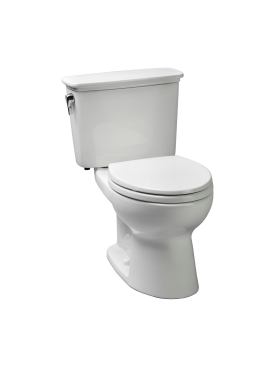 Toto Eco Drake The new transitional tank design in this high-efficiency 1.28 gpf toilet supports a generous lid that has been molded into a shelf. The toilet’s E-Max computer-designed gravity flushing system saves 20 &nbsp;percent more water than a 1.6 gpf toilet, the firm claims.. The toilet is CalGreen compliant and WaterSense certified. 
www.totousa.com