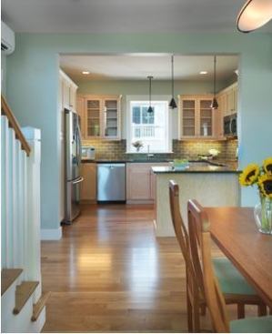 CONCORD RIVERWALK Interiors are traditional, but with sightlines and light traveling all through the homes.