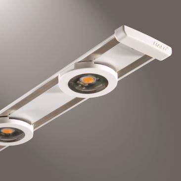 This winner of the Best Kitchen Product of IBS 2014 is a creative and flexible solution for undercabinet lighting. The
Halo HU20 Magnetic Undercabinet Lights system is made up of LED luminaires that connect to the low-voltage track system with magnetic contacts so that each one can be easily moved and relocated. It’s a flexible, modular, easy-to-install system that homeowners will love as a way to personalize their undercabinet lighting, said the IBS awards judges.