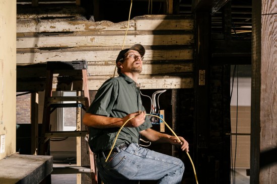 Dan Dulyea Jr. is sober and back to work at his father’s construction company.
