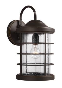 The Mediterranean-inspired Turbinio pendants feature what the manufacturer calls a “cage-within-a-cage” design. The wrought-iron finish and enclosed candelabras create a rustic feel. The pendants are available in 4-light, 6-light, or 8-light options and come in either an antique bronze or black finish. www.seagulllighting.com.