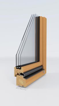This Passive House–certified tilt-turn window is made from laminated wood to avoid warping and features high-performance triple glazing, warm-edge spacers, and a four-level water-based finish. Self-tinted glass is available. www.unilux.de.