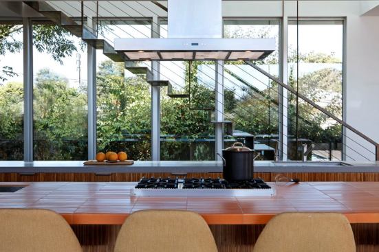 This kitchen, with its parallel islands, won Kitchen of the Year for how it pours its heart out—to the outdoors, that is. Situated along a wall of sliding glass, the sturdy outer island offers a gathering spot near the pool for guests, and an accessible snacking spot for the family’s four kids. Project: Appleton Living, Venice, Calif.; Builder: Core Construction and Development, Los Angeles; Architect: MINARC, Santa Monica, Calif.