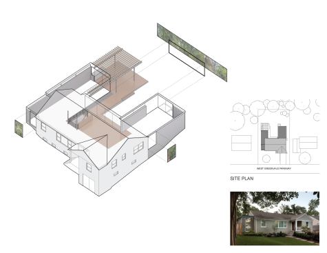 Diagram showing the renovation scheme.