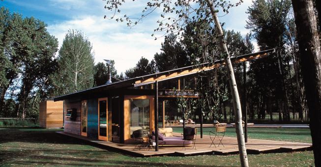 rada 2005 – Outbuilding / Merit Award Architect: Lake|Flato Architects, San Antonio; Builder: Tor Jensen, Bishop Builders, Ketchum, Idaho Conceived as a family retreat on a larger property containing an existing main house, the project presented Lake|Flato Architects with an opportunity to design a building that serves as a getaway destination. “The critical challenge was to create a pavilion where you do feel connected to the views and the environment, but you're not encumbered by too much architecture,” says principal David Lake, FAIA.