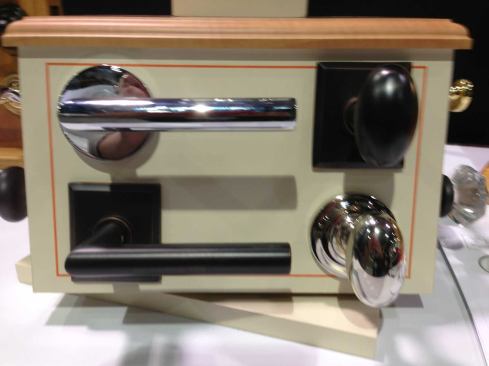 Omnia  The new Prodigy collection from Omnia combines durable brass components with stylish plating in finishes appropriate for many different tastes and styles. Making the hardware line even more customizable, the backplates and handles can be mixed and matched. 
www.omniaindustries.com