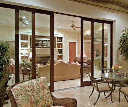 Prudent Pantry: Lots of space doesn't mean you don't need to maximize the space you have, a lesson reaffirmed throughout the house but exemplified by the pull-out wire shelves of the pantry that extend its storage area threefold. Two sets of shelves (one on each side of the cabinet) make it easier to reach all the way to the back.