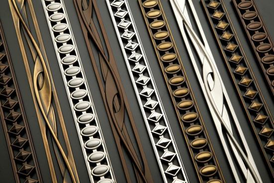 Keeler Light Integrated Trim combines decorative hardware tiles and LED technology with traditional trims to produce unique accent lighting. The modular system has a myriad of applications, from crown moldings and backsplashes to stair railings and baseboards.