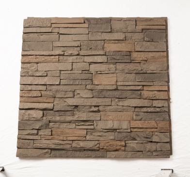 GenStone Genstone's lightweight, impact resistant panels install from the box to the wall in minutes. These panels offer an R-value of 3.6 per inch of thickness. Both exterior or interior panels are available.