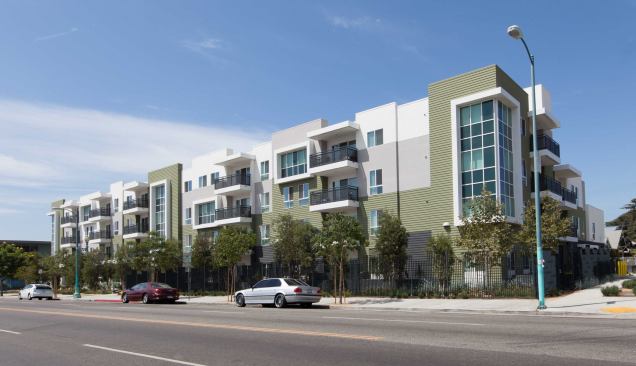 Grand, Multi-Generational Concepts - Built or on the Boards. Builder: Cobalt Construction Company. Architect: John Cotton Architects Inc. Designed to assist grandparents raising grandchildren, the Vermont Avenue Apartments have intergenerational arts programs, parenting classes and an on-site garden.