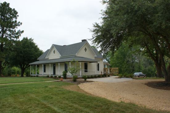 A farmhouse near Raleigh, N.C., once marked for demolition, became the offices of Cotton Custom Construction.