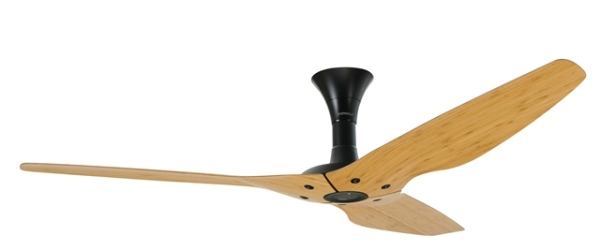 A departure from the company’s large, industrial-size fans, Haiku features a slender appearance and an elegant profile. It comes equipped with a cool-running motor with an integrated inverter drive and sensorless electronic controls. It comes in caramel or cocoa Moso bamboo, or white and black matrix composite. 
www.haikufan.com/.