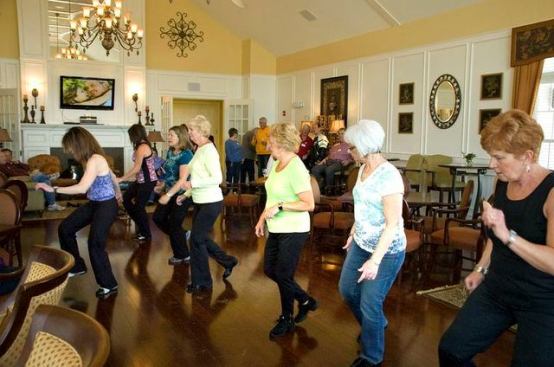 Line dancing is one activity home shoppers can participate in.