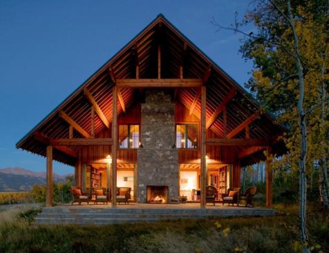 2008 CHDA  Custom Home of the Year  Walden, Colo., Residence  Entrant/Architect: Turnbull Griffin Haesloop Architects, San Francisco; Builder: Byron Miller Construction, Arvada, Colo.; Photographer: David Wakeley    With no high-ceilinged interiors-the better to stay cozy during mountain winters-the house shoots the moon with this two-story open porch.