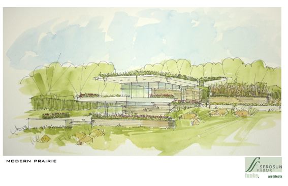 The modern prairie house is one of the architecture styles in Serosun’s neighborhood guidelines.