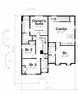 House Plan with In-Law Suite Upper Level: See More at Houseplans.com