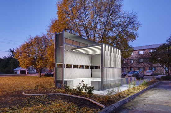 Corinthian Gardens Smokers' Shelter - ASK Studio / Des Moins, Iowa