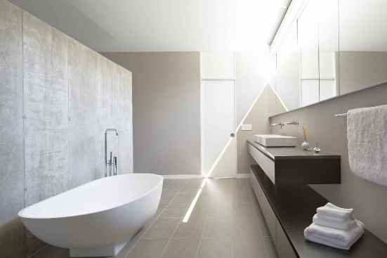 Riverview House Bathroom - Studio Dwell Architects / Chicago, IL.