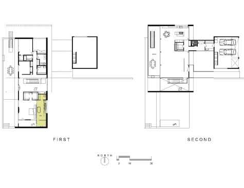 Riverview House Bathroom - Studio Dwell Architects / Chicago, IL.